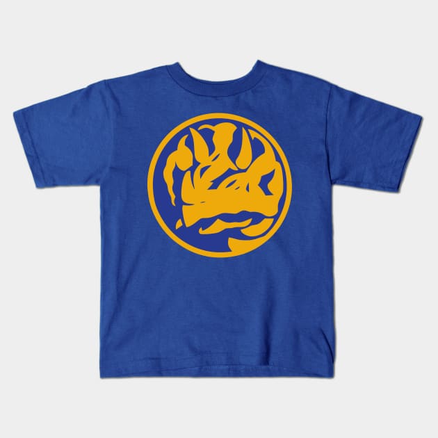 Tricera Blue Kids T-Shirt by conatron13